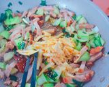 ＊青梗菜と焼豚とメンマの炒め物＊作り方3写真