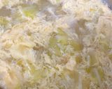 キャベツ もやし かきたま味噌汁^^作り方6写真