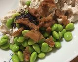 鶏むね肉と枝豆の「ゆかり」梅和え作り方6写真