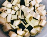 時短　ナスとマカロニのミートグラタン作り方1写真
