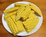 とうもろこしの唐揚げバターしょうゆ作り方2写真