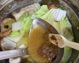 アンチョビ味噌の豚しゃぶ鍋作り方3写真