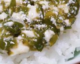 夏にピッタリ❣めかぶと豆腐のぶっかけ丼〜作り方2写真