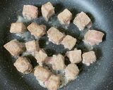 サイコロステーキと野菜の丼作り方5写真