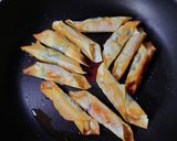 ヨウサマの減塩おやじのワンタン皮おつまみ作り方4写真