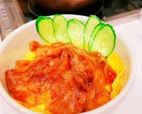 我が家の丼 びっくり生姜焼き丼作り方6写真