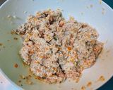 超簡単　ふわふわすぎる豆腐味噌ハンバーグ作り方3写真
