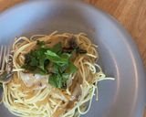シソとキノコのパスタ (ヴィーガン)作り方4写真