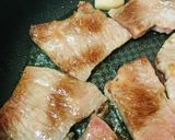 フライパン焼き肉●牛バラ肉の塩焼き作り方1写真