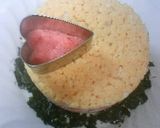 バレンタインや　お祝いに　お寿司ケーキ作り方7写真