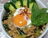 我が家の丼☆ガパオ丼作り方5写真