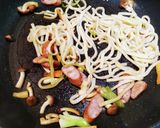 子ども向けバターしょうゆ焼きうどん作り方4写真