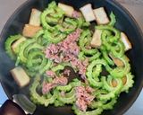 夏バテ解消に！キムチ入りゴーヤチャンプル作り方6写真