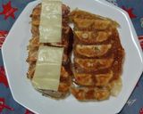【男飯簡単】餃子をチーズと炒飯の素で食う作り方6写真