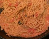 濃厚！トマトクリームチーズパスタ　腸活作り方5写真