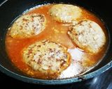 キウイフルーツ×甘酒入り煮込みハンバーグ作り方5写真
