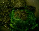 小鉢～ほうれん草と韓国海苔のおひたし作り方1写真