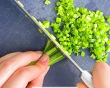 そぼろ厚揚げこニラだれがけ作り方1写真