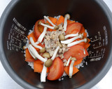 鯖とトマトのほかほか炊き込みごはん作り方5写真