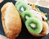 キウイ×海老☆野菜たっぷりバインミー作り方4写真