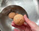 小鍋で簡単半熟卵♡味玉や塩を付けて♫作り方6写真