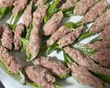 甘唐辛子(甘とうがらし)の肉詰め☆作り方2写真