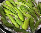 甘唐辛子(甘とうがらし)の肉詰め☆作り方3写真