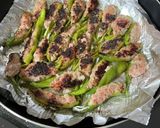 甘唐辛子(甘とうがらし)の肉詰め☆作り方4写真