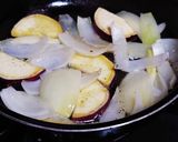 節約☆おさつ入り　塩豚丼(´ε｀ )作り方4写真