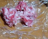 節約☆おさつ入り　塩豚丼(´ε｀ )作り方5写真