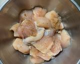 ＊鶏むね肉のガーリック塩から揚げ＊作り方1写真