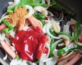 時短簡単ケチャップでトマトクリームナポリ作り方7写真