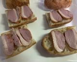 合鴨のローストとクレソンのサンドイッチ作り方8写真