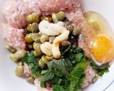 夏に♪大葉と枝豆の和風ハンバーグ作り方2写真