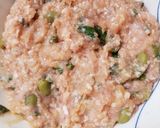 夏に♪大葉と枝豆の和風ハンバーグ作り方3写真