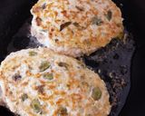 夏に♪大葉と枝豆の和風ハンバーグ作り方5写真