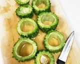 ゴーヤの挽き肉詰め作り方1写真