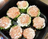 ゴーヤの挽き肉詰め作り方4写真
