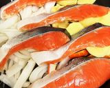 鮭の白ワイン蒸し作り方1写真