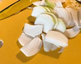 トマトたまごカレーうどん作り方1写真