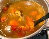トマトたまごカレーうどん作り方4写真