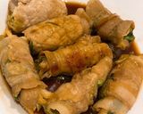 好きな野菜で！野菜の肉巻きすきやき風作り方3写真