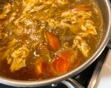 トマトたまごカレーうどん作り方7写真