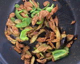 大豆のお肉でナスとピーマンの簡単みそ炒め作り方4写真