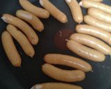 朝食時短　ピーマンとソーセージ焼き作り方1写真