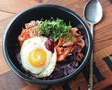 我が家の丼★鮭とキムチのビビンバ丼作り方6写真
