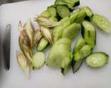 みょうがと胡瓜の和え物作り方1写真