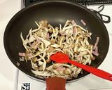 ワンパンで簡単☆きのこクリームパスタ作り方2写真