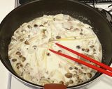 ワンパンで簡単☆きのこクリームパスタ作り方4写真