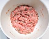 豚ひき肉と山芋とろろでゴーヤの肉詰め作り方3写真